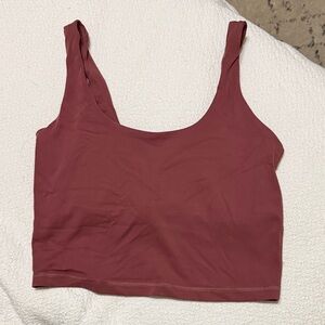 Avia Dusty Rose Crop Tank Top